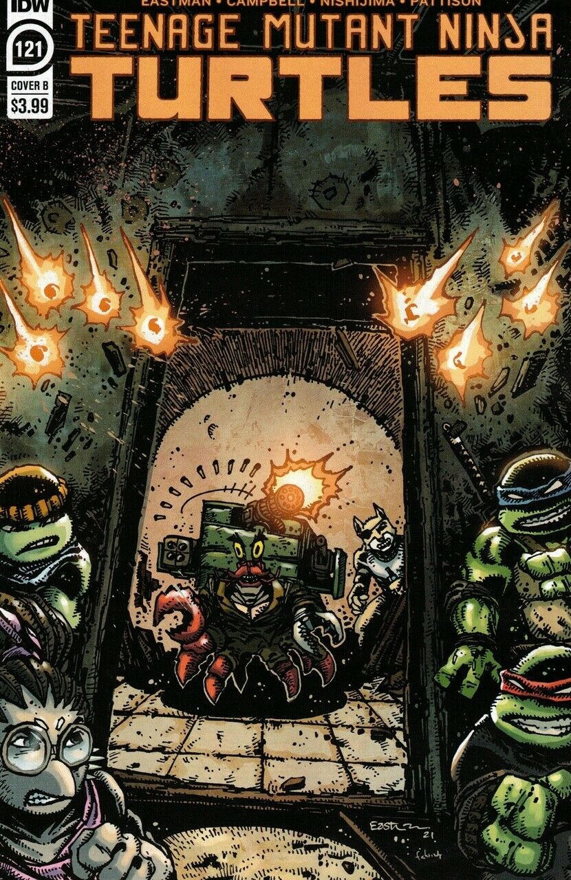 TMNT ONGOING #121 CVR B EASTMAN 2021 comic book IDW PUBLISHING