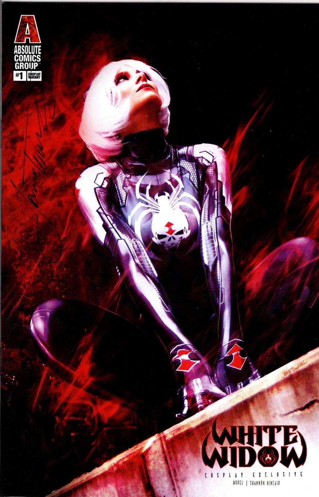 White Widow #1 Shannon Kincaid Cosplay Exclusive B comic book RED GIANT ENTERTAINMENT