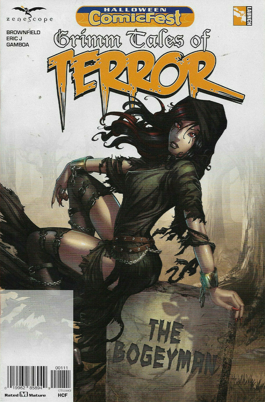 GRIMM TALES OF TERROR #1 UNSTAMPED HCF 2017 comic book ZENESCOPE ENTERTAINMENT INC