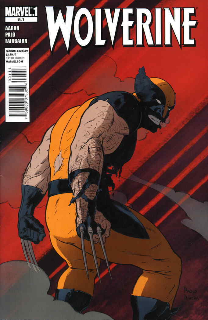 WOLVERINE #5 .1 PAOLO RIVERA 2011 MARVEL COMICS