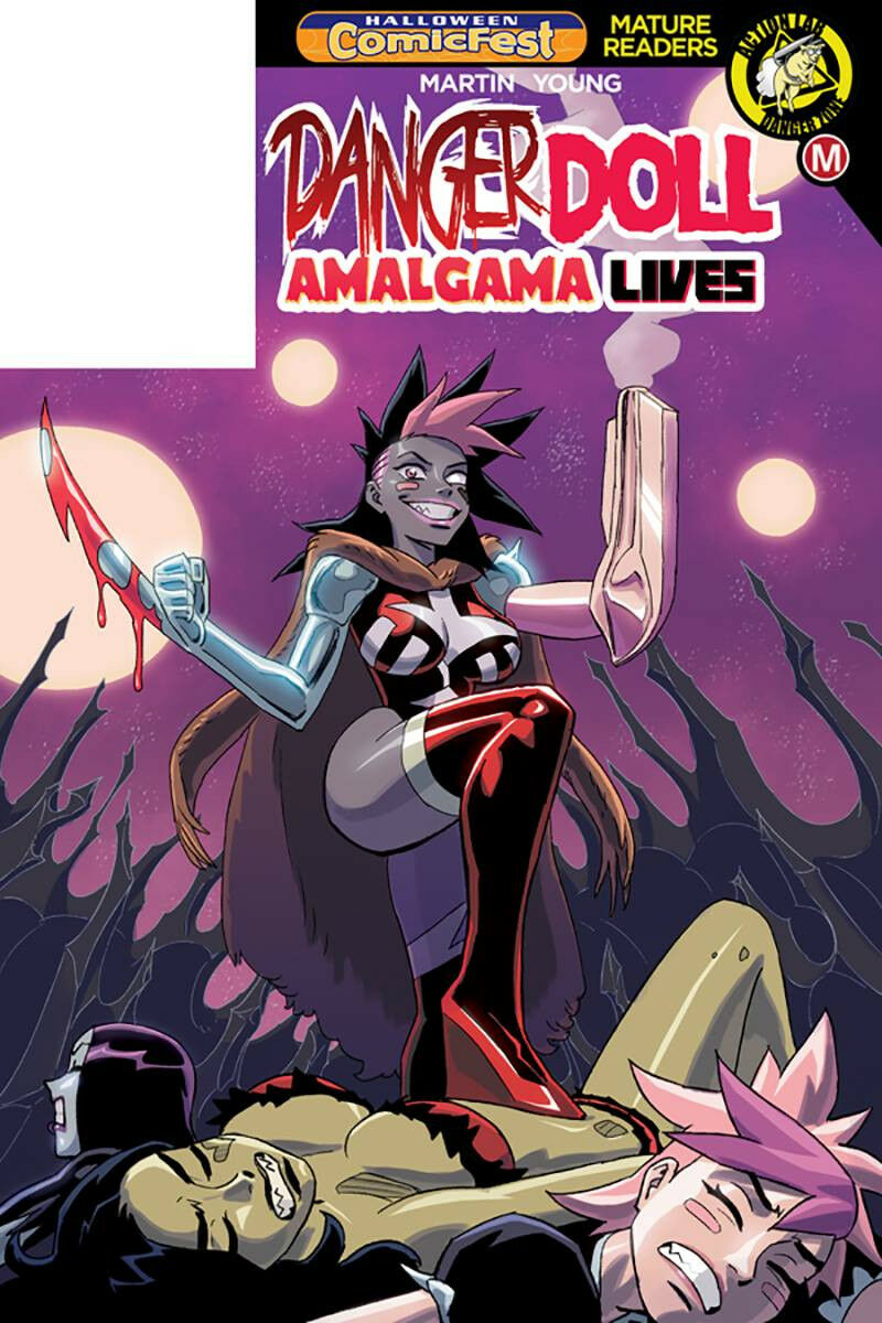 DANGER DOLL AMALGAMA LIVES #1 HALLOWEEN COMICFEST HCF 2018 Danger Doll ACTION LAB - DANGER ZONE