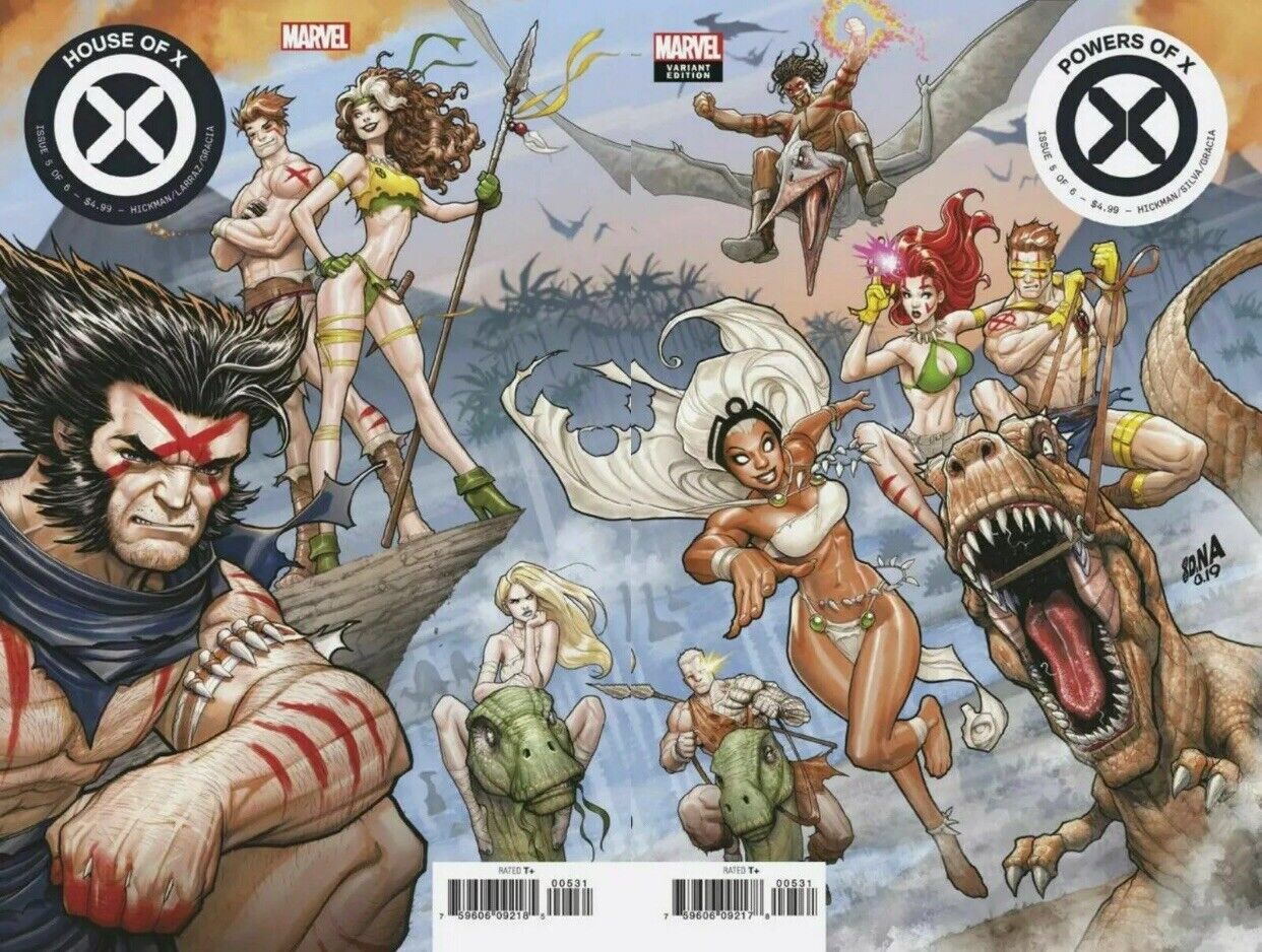 HOUSE OF X #5 & POWERS OF X #5 NAKAYAMA CONNECTING VARIANT SET 2019 X-Men MARVEL COMICS