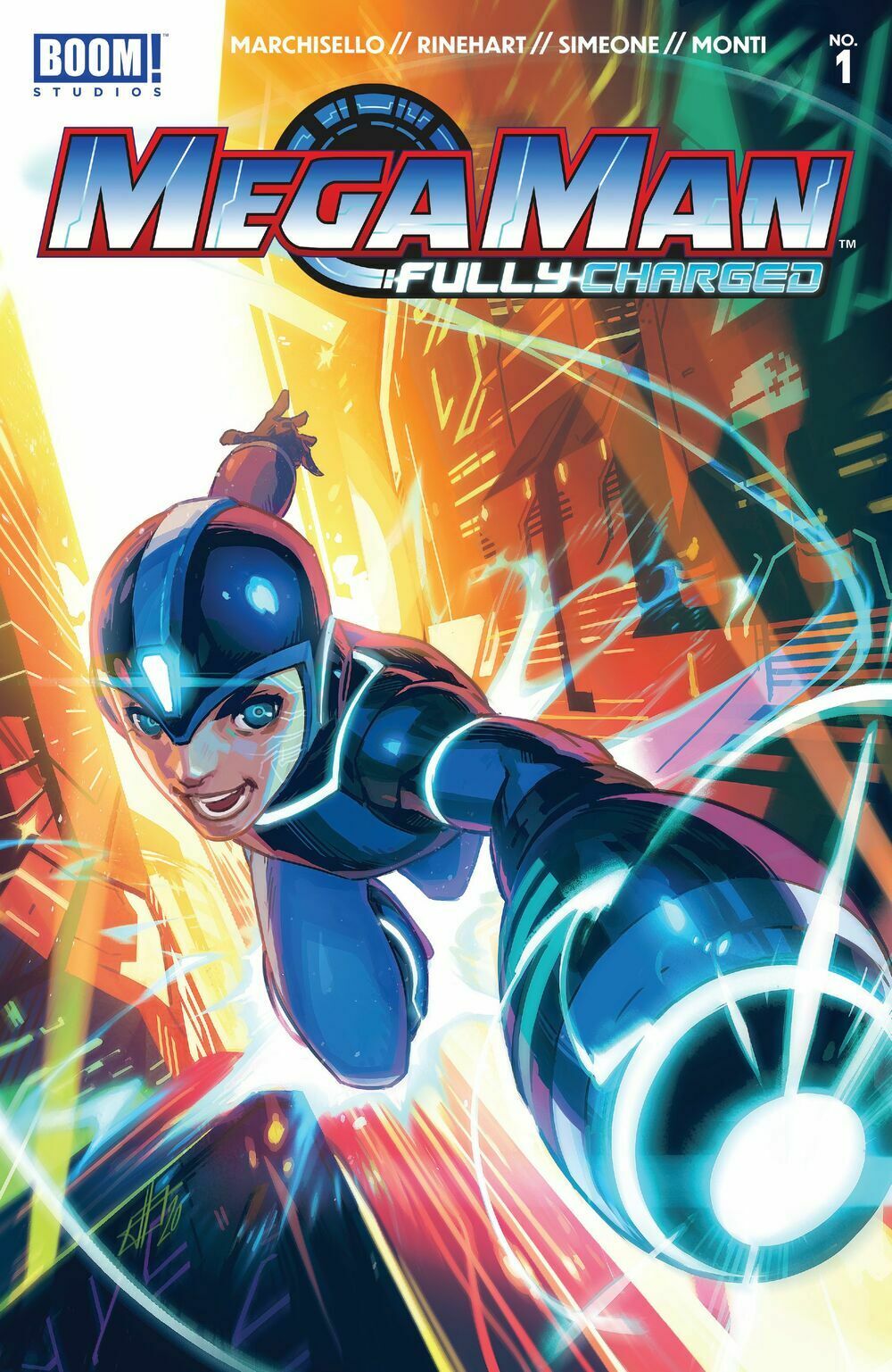 MEGA MAN FULLY CHARGED #1 CVR A MAIN 2020 comic book BOOM! STUDIOS