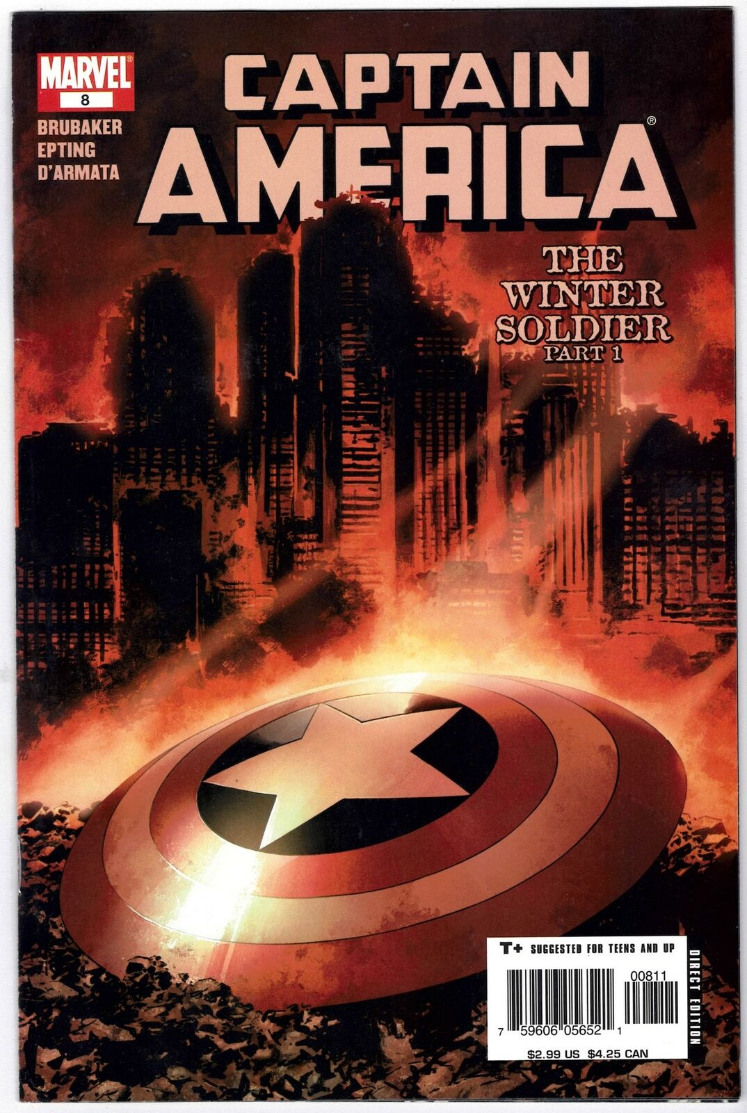 CAPTAIN AMERICA #8 2005 MARVEL COMICS