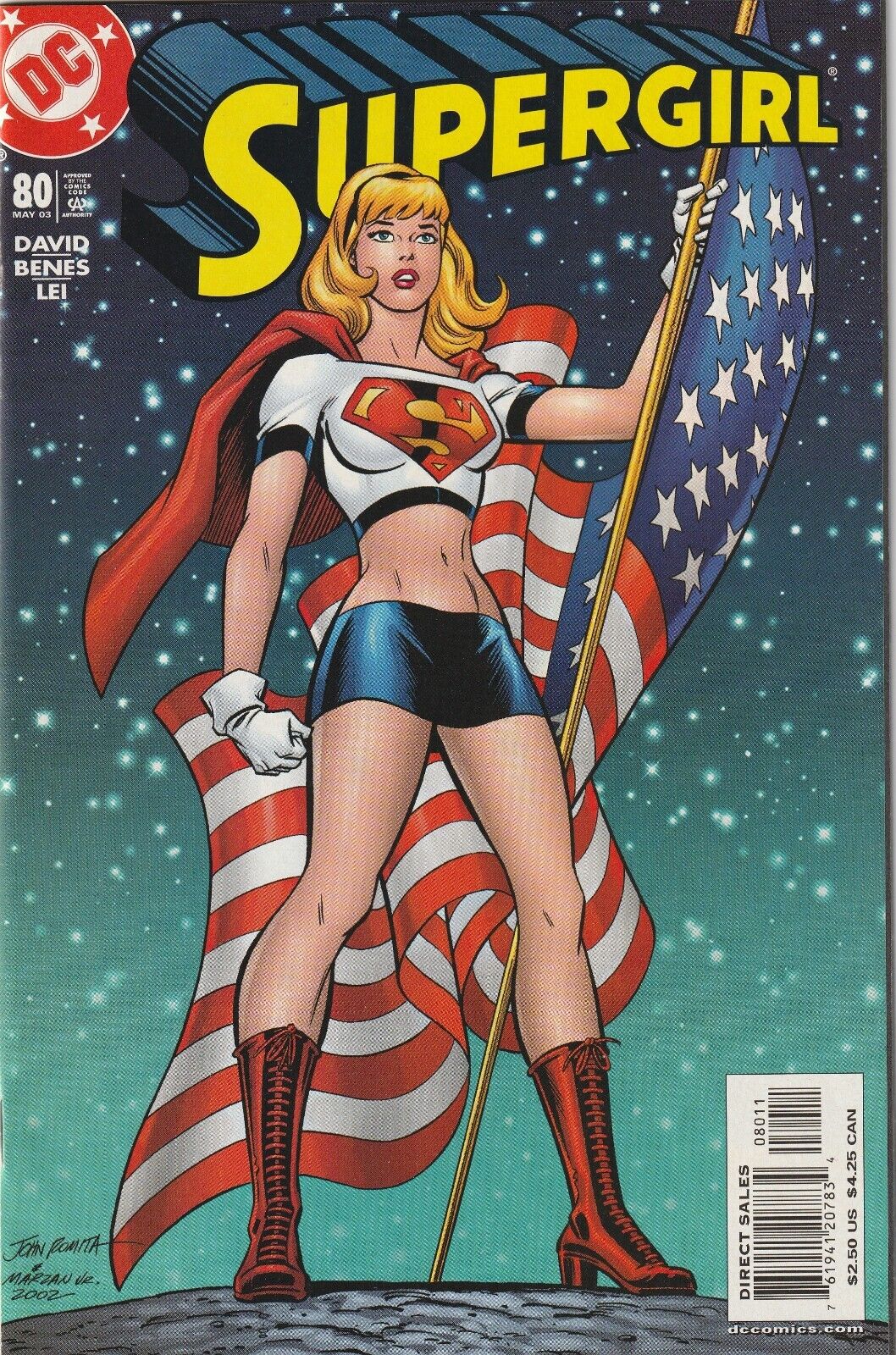 SUPERGIRL #80 ROMITA COVER 2003 Supergirl DC COMICS