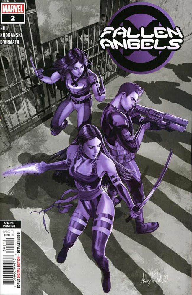 FALLEN ANGELS #2 2ND PRINT VARIANT 2020 X-Men MARVEL COMICS