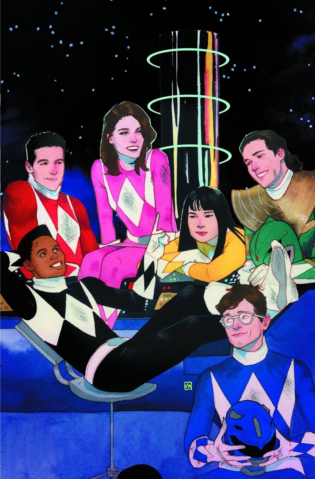 MIGHTY MORPHIN POWER RANGERS #1 1:50 WADA 2016 MMPR BOOM! STUDIOS