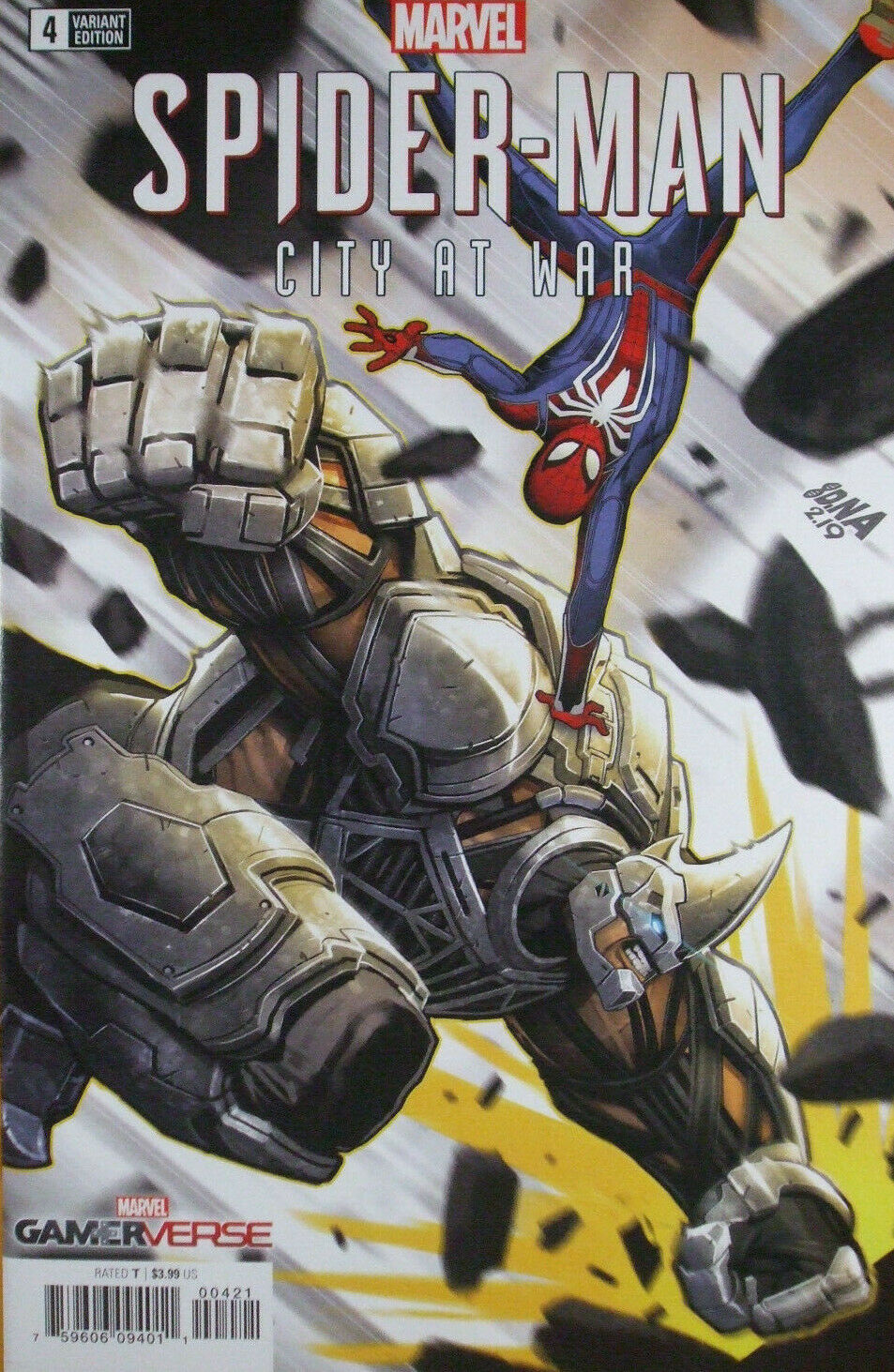 SPIDER-MAN CITY AT WAR #4 (OF 6) NAKAYAMA 1:50 VARIANT 2019 comic book MARVEL COMICS