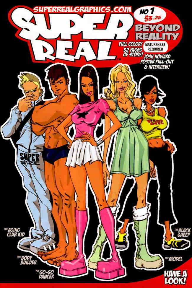 SUPER REAL #1 2005 comic book SUPER REAL GRAPHICS
