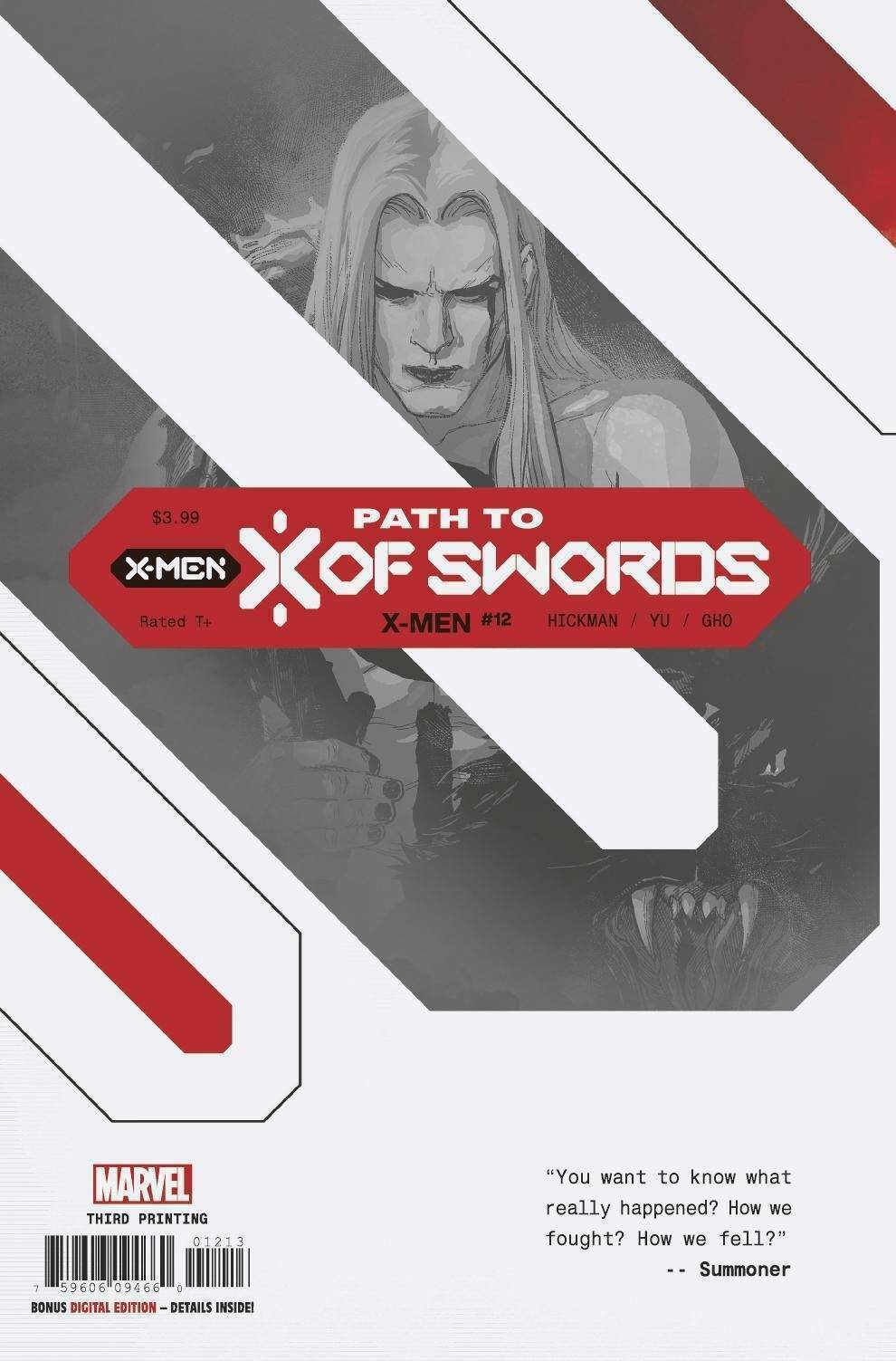 X-MEN #12 3RD PRINT VARIANT 2020 comic book MARVEL COMICS