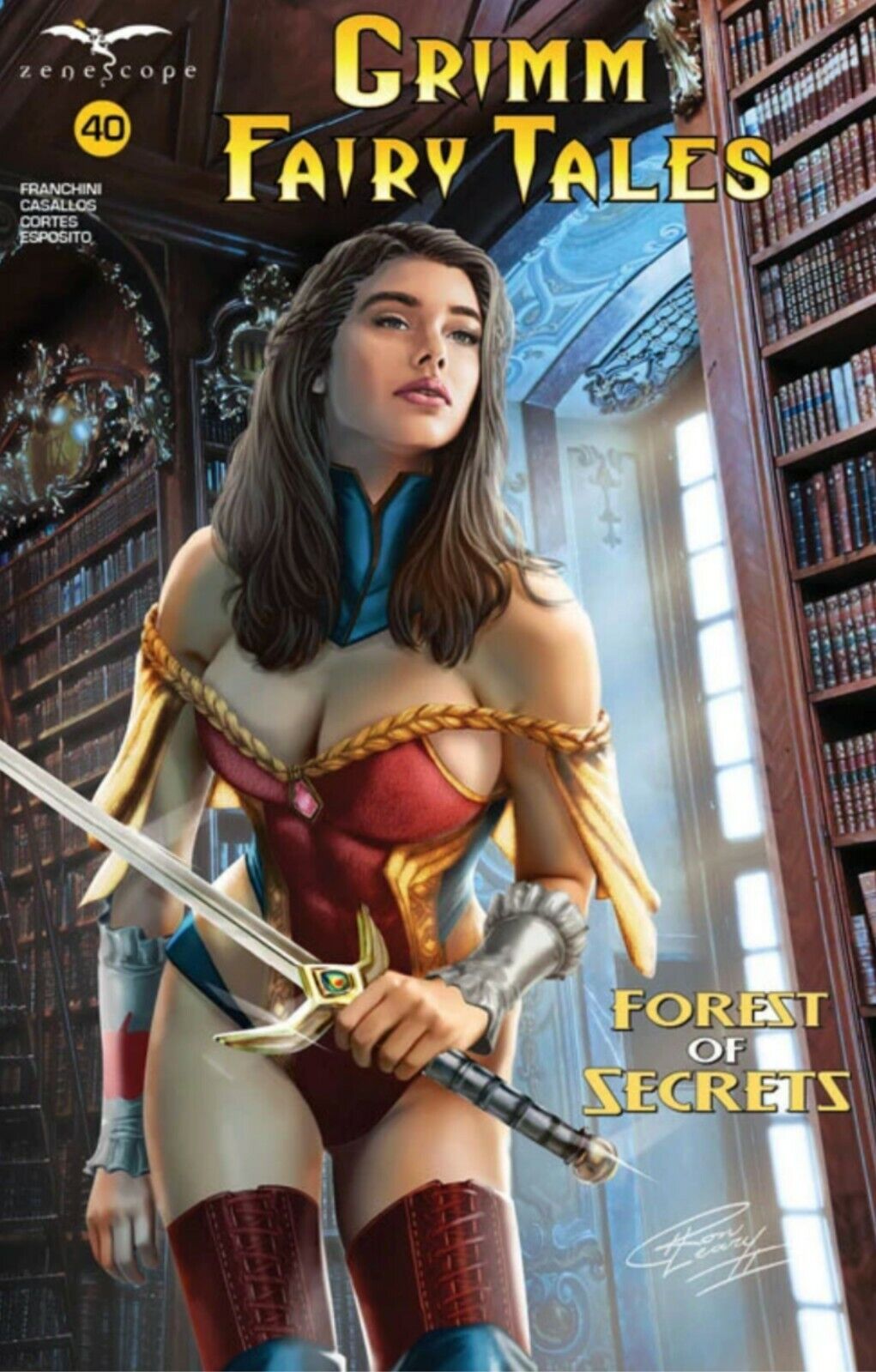 GRIMM FAIRY TALES #40 CVR C LEARY JR 2020 comic book ZENESCOPE ENTERTAINMENT INC