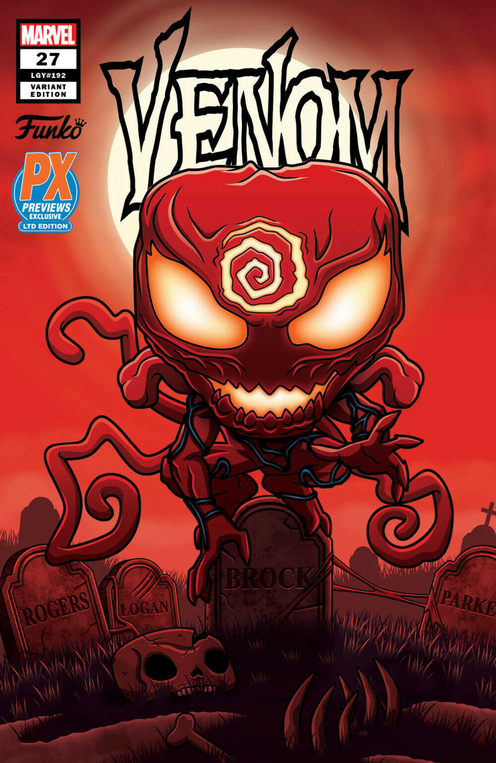 VENOM #27 FUNKO PX EXCLUSIVE VARIANT 2020 Venom MARVEL COMICS