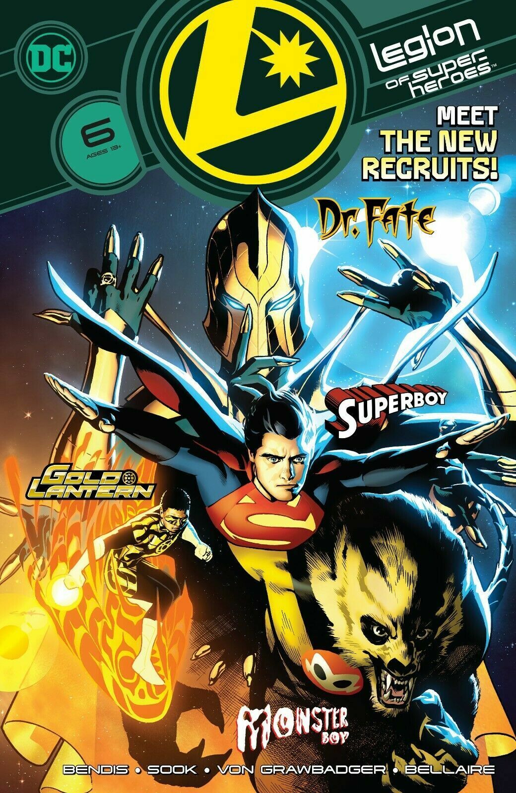 LEGION OF SUPER HEROES #6 2020 (1ST APP GOLD LANTERN) comic book DC COMICS