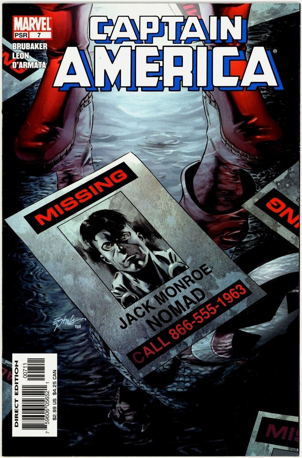 CAPTAIN AMERICA #7 2005 MARVEL COMICS