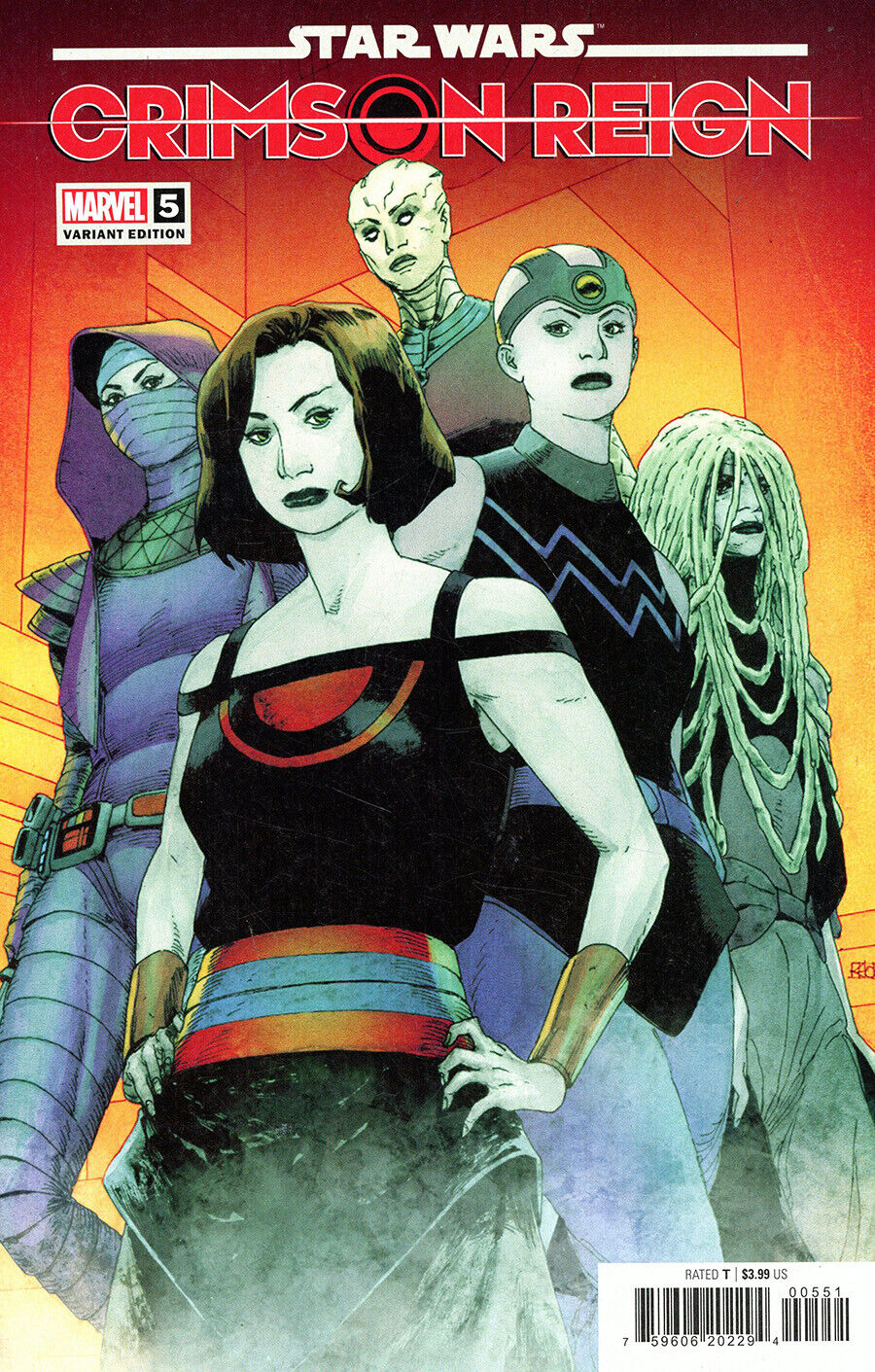 STAR WARS CRIMSON REIGN #5 PHAM SYNDICATE VARIANT 2022 Star Wars MARVEL PRH