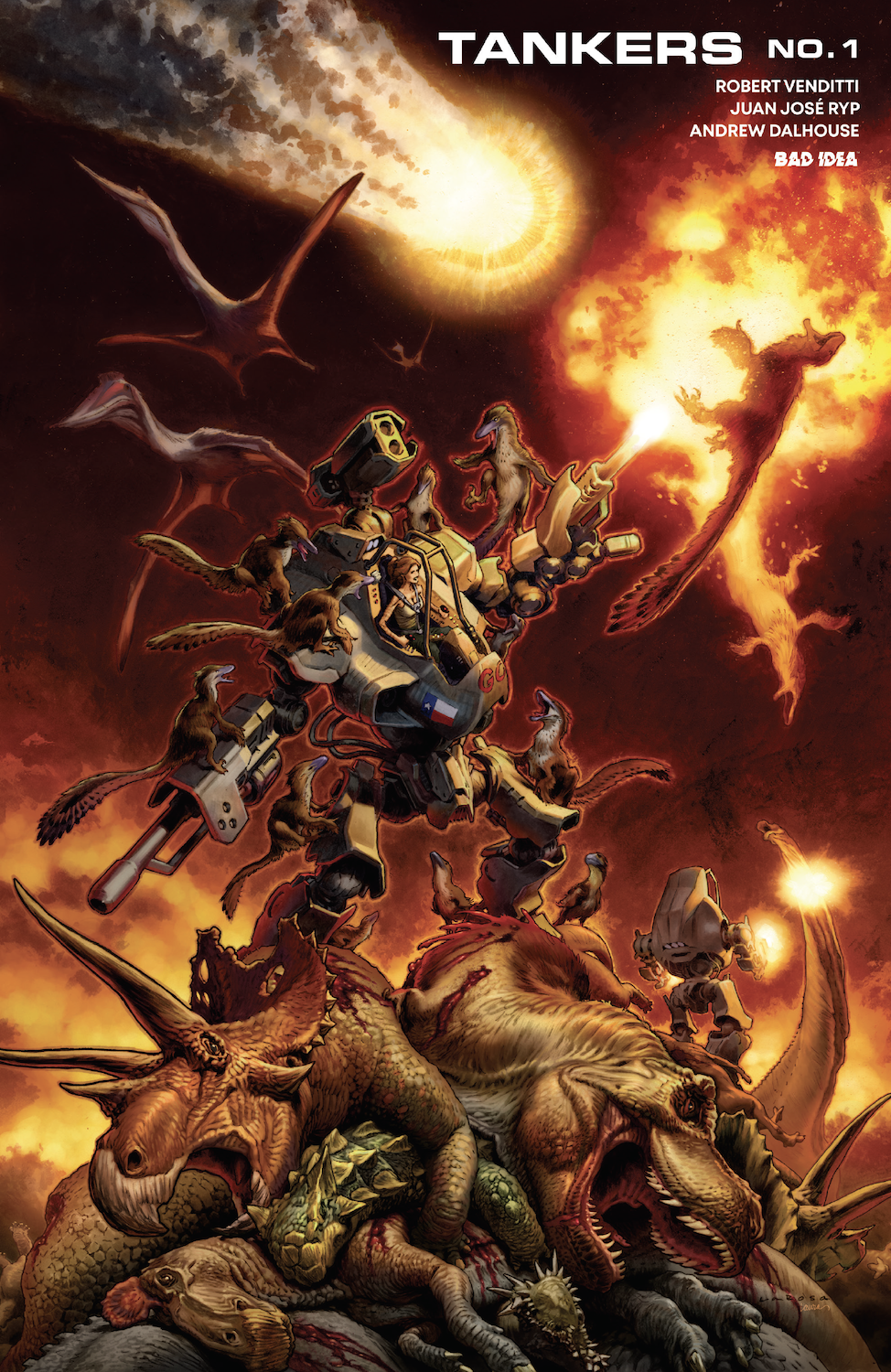 TANKERS #1 2021 COMIC BOOK BAD IDEA