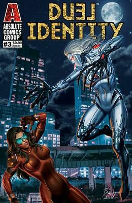 DUEL IDENTITY #3 POWELL FOIL TRADE DRESS VARIANT comic ABSOLUTE COMICS GROUP