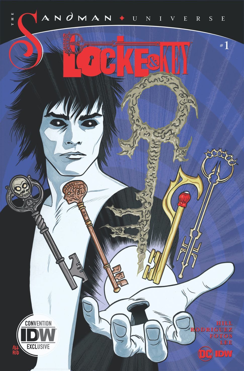LOCKE & KEY SANDMAN HELL & GONE #1 SDCC EXCLUSIVE VARIANT 2021 Locke & Key IDW PUBLISHING