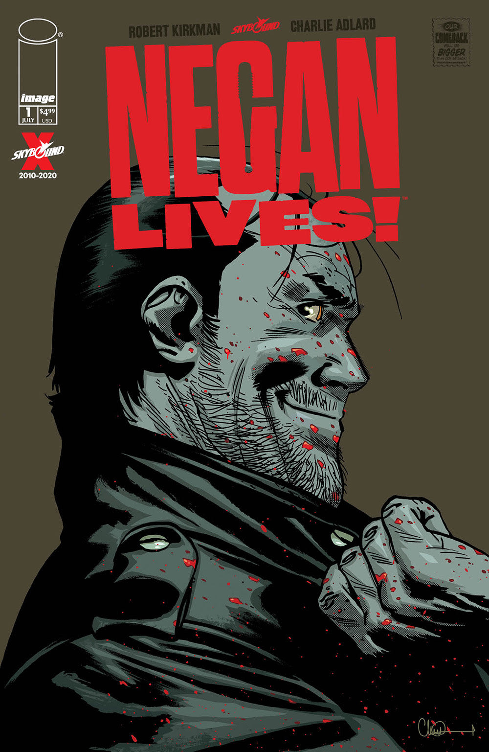 NEGAN LIVES (WALKING DEAD) 1ST PRINT 2020 Walking Dead IMAGE COMICS