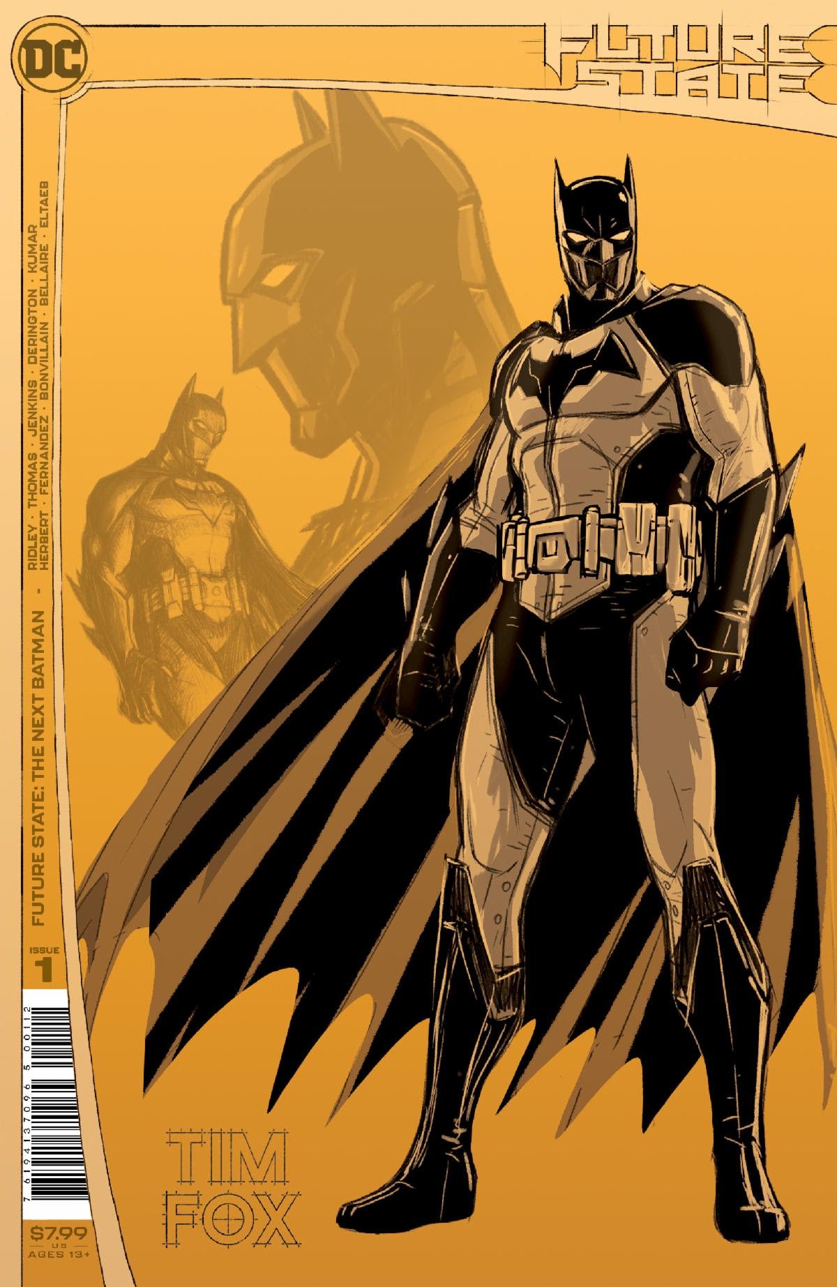 FUTURE STATE THE NEXT BATMAN #1 (OF 4) 2ND PRINT VARIANT 2021 Batman DC COMICS