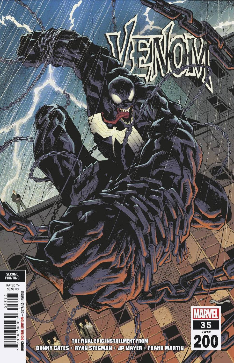 VENOM #35 2ND PRINT VARIANT 200TH ISSUE 2021 comic book MARVEL COMICS