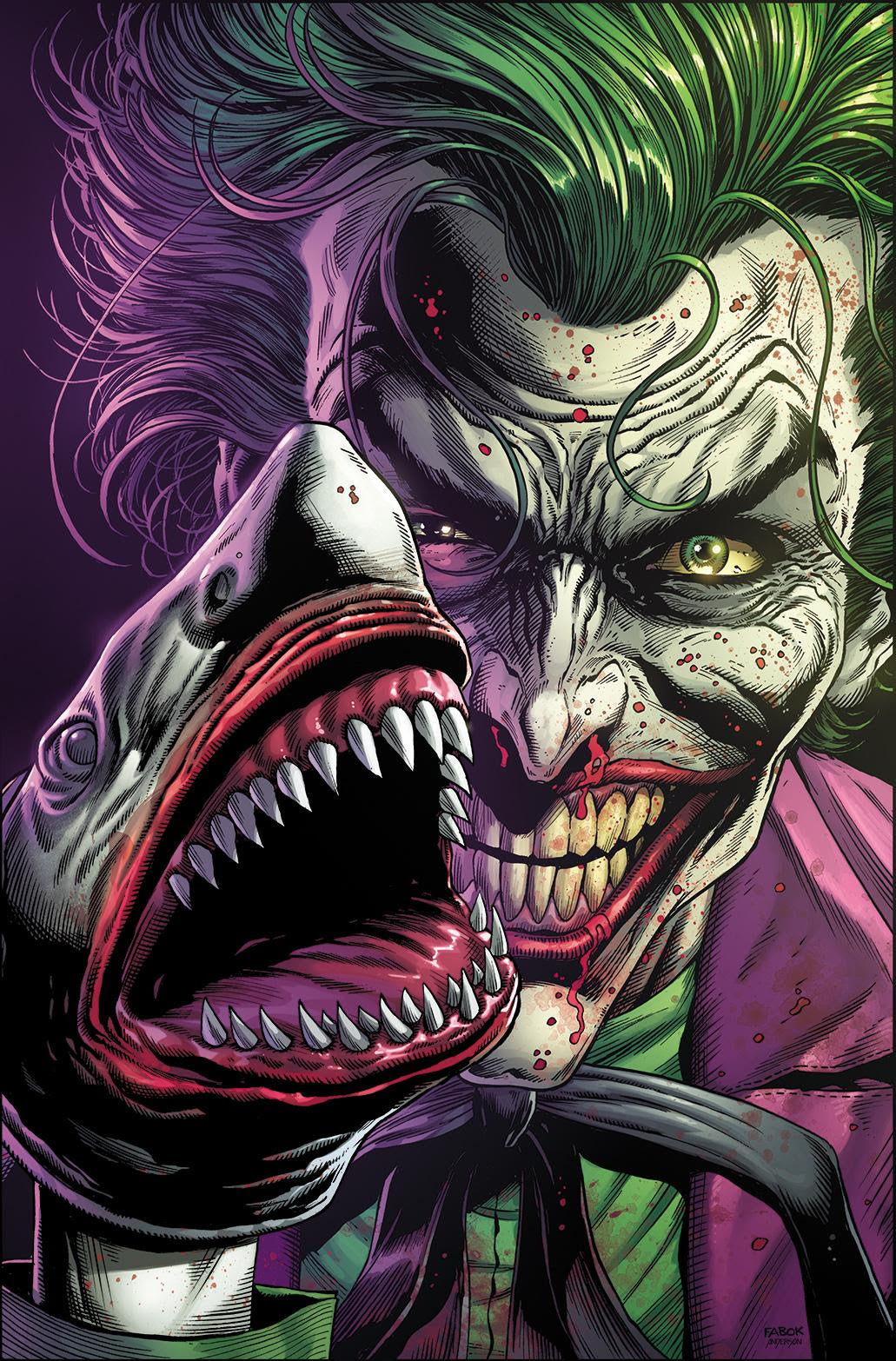 BATMAN THREE JOKERS #1 2ND PRINT SHARK GLOVE PUPPET VARIANT 2020 Batman Three Jokers DC COMICS