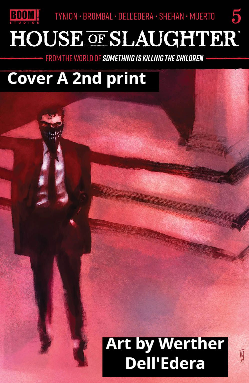 HOUSE OF SLAUGHTER #5 2ND PRINT VARIANT 2022 House of Slaughter BOOM! STUDIOS