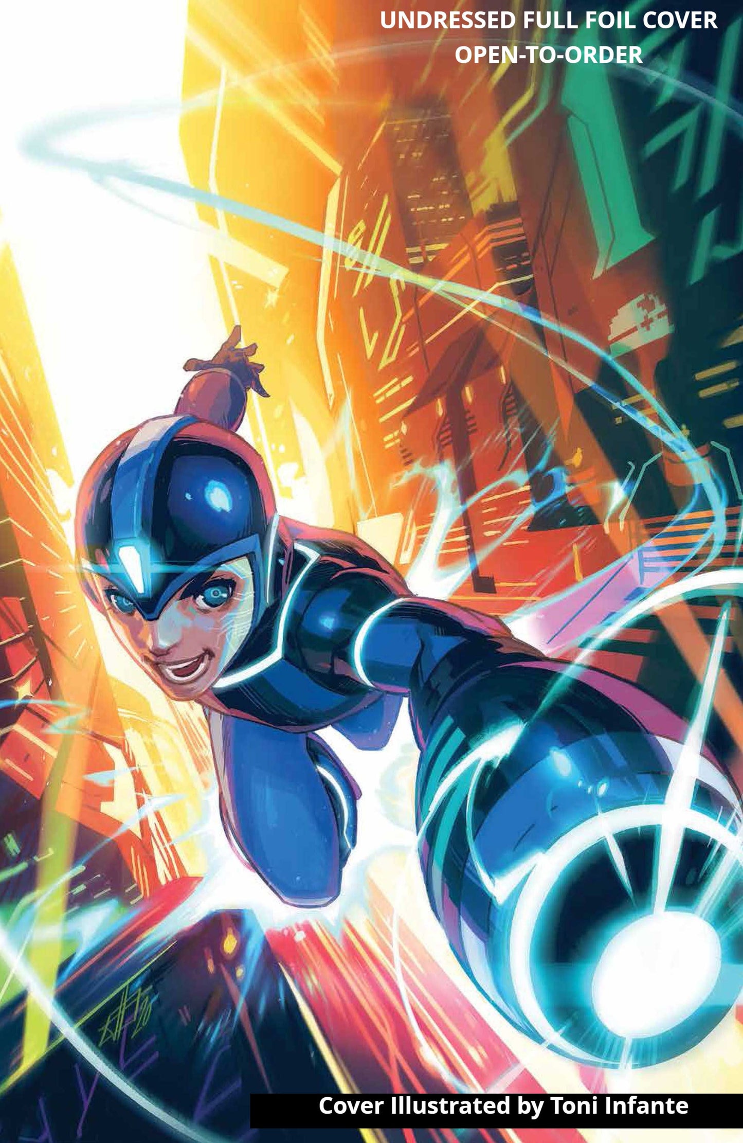 MEGA MAN FULLY CHARGED #1 CVR B FOIL INFANTE VARIANT 2020 comic book BOOM! STUDIOS