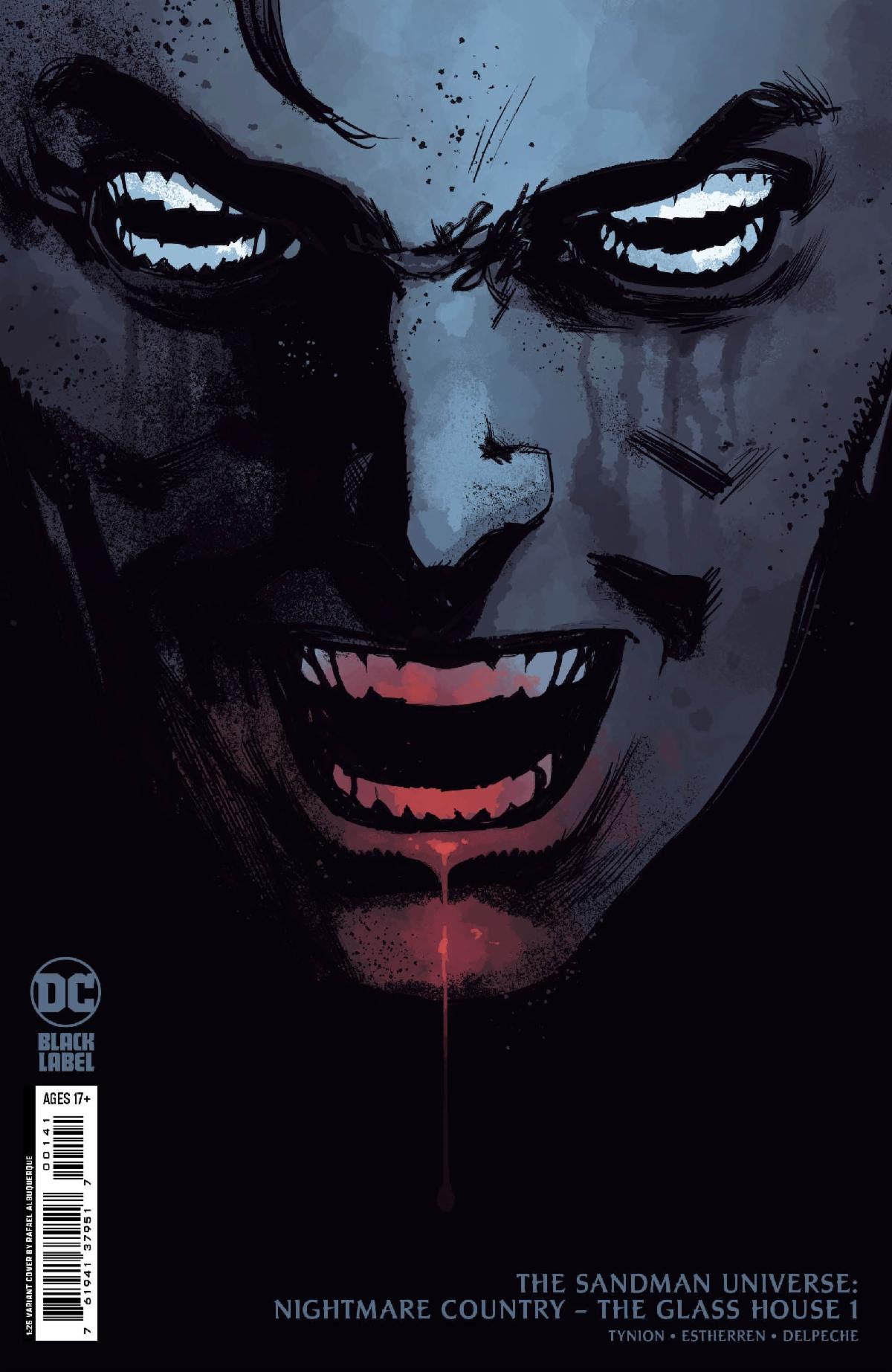 SANDMAN UNIVERSE NIGHTMARE COUNTRY THE GLASS HOUSE #1 (OF 6) AFAEL ALBUQUERQUE 1:25 VARIANT 2023 Sandman Universe DC COMICS