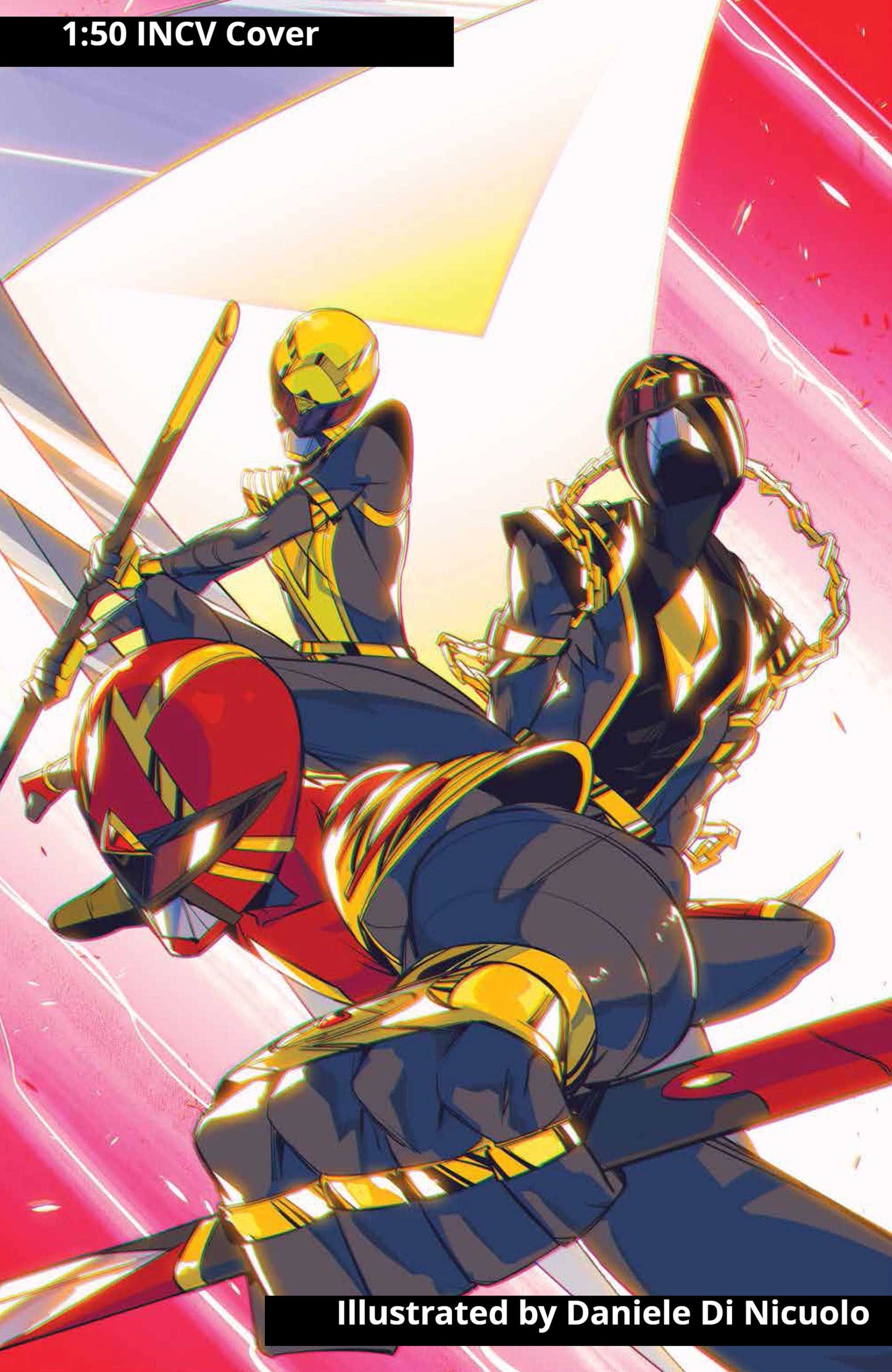 POWER RANGERS #1 1:50 NICUOLO VARIANT 2020 comic BOOM! STUDIOS