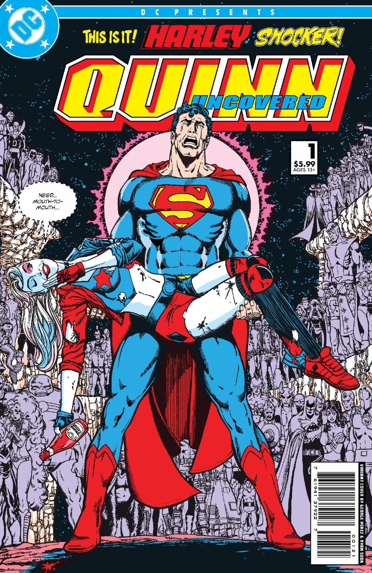 HARLEY QUINN UNCOVERED #1 (ONE SHOT) CVR B RYAN SOOK HOMAGE VARIANT 2022 Harley Quinn DC COMICS