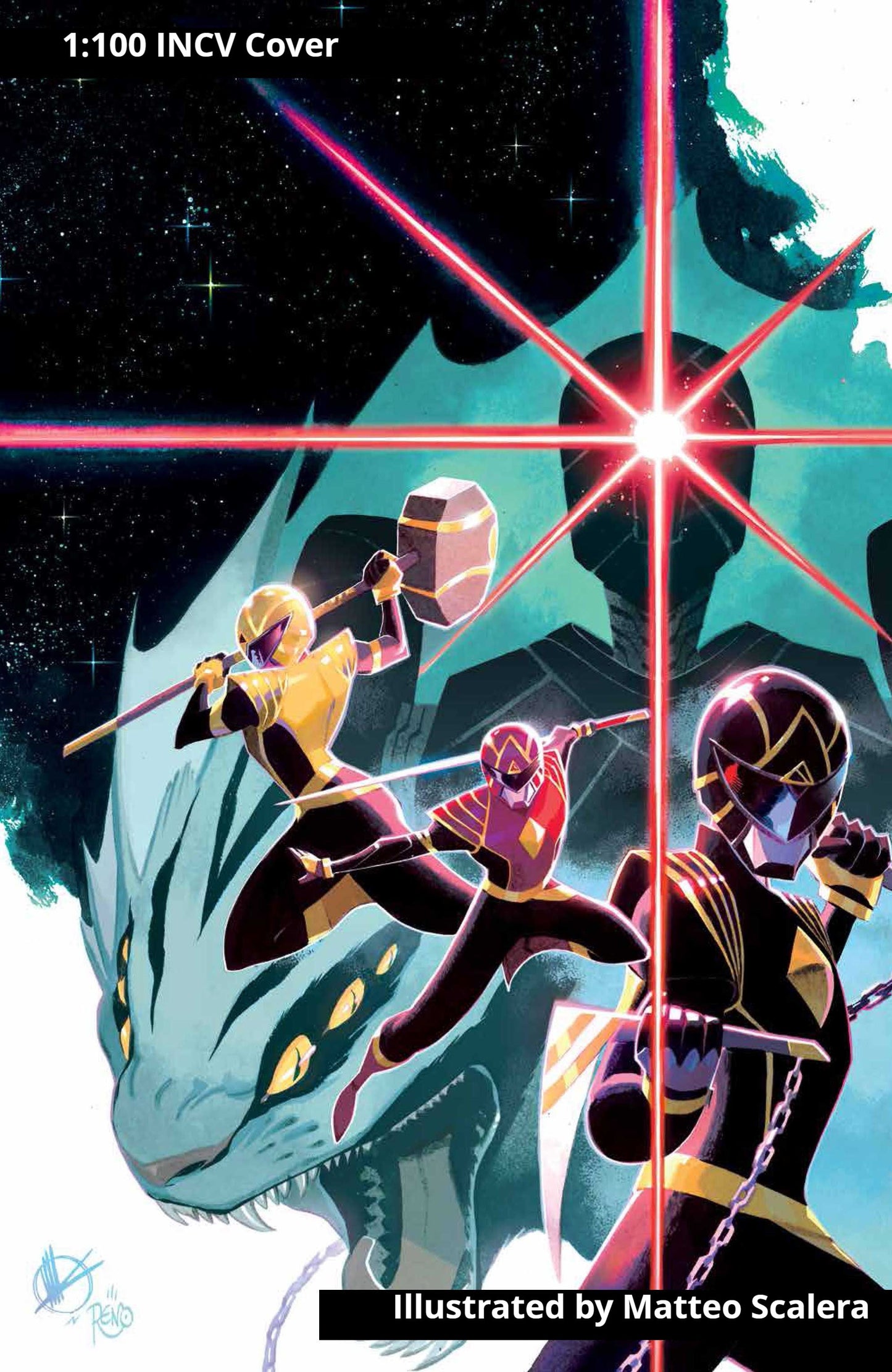POWER RANGERS #1 1:100 SCALERA VARIANT 2020 comic BOOM! STUDIOS