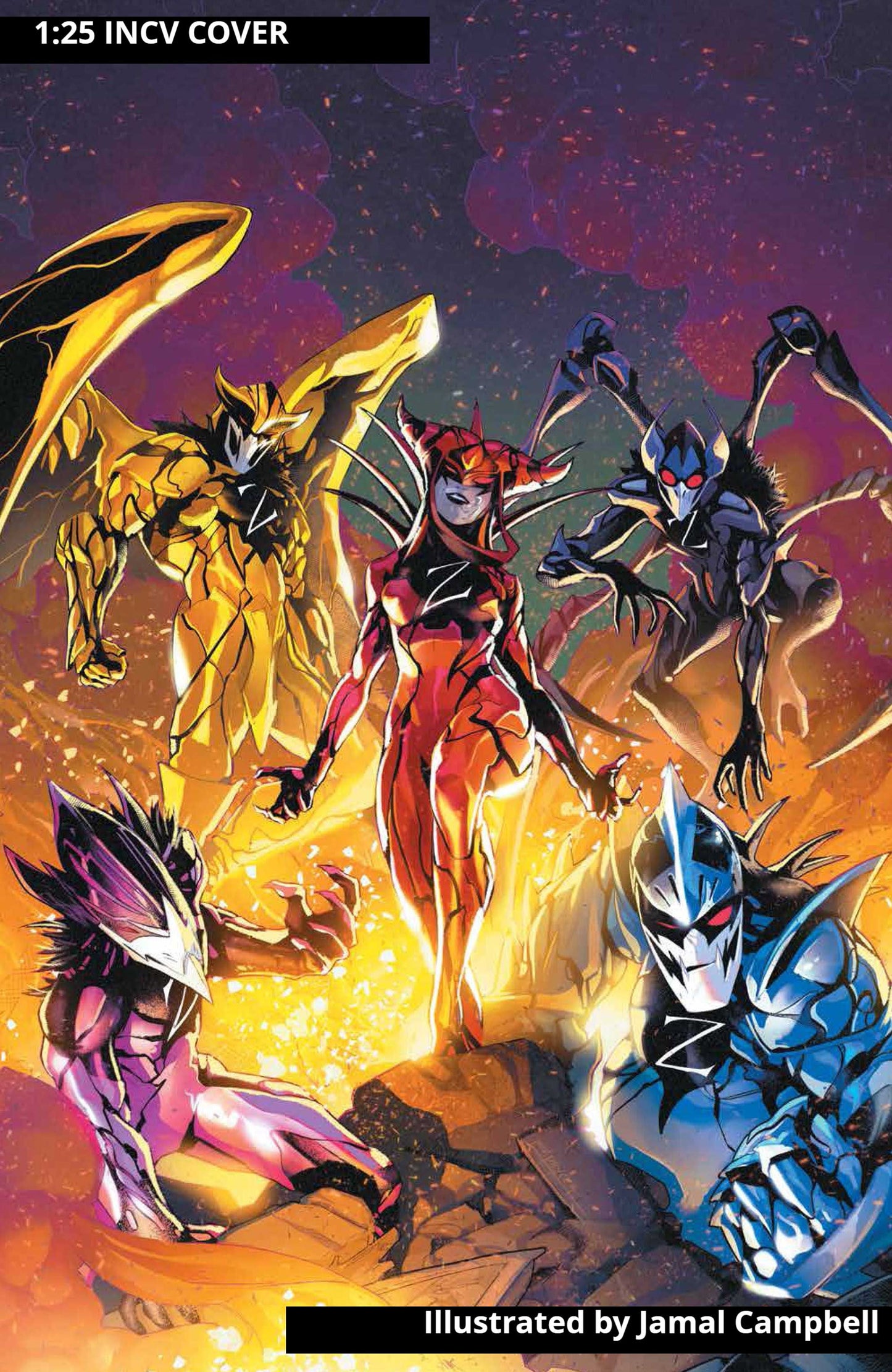 MIGHTY MORPHIN POWER RANGERS #53 1:25 VIRGIN VARIANT 2020 MMPR BOOM! STUDIOS