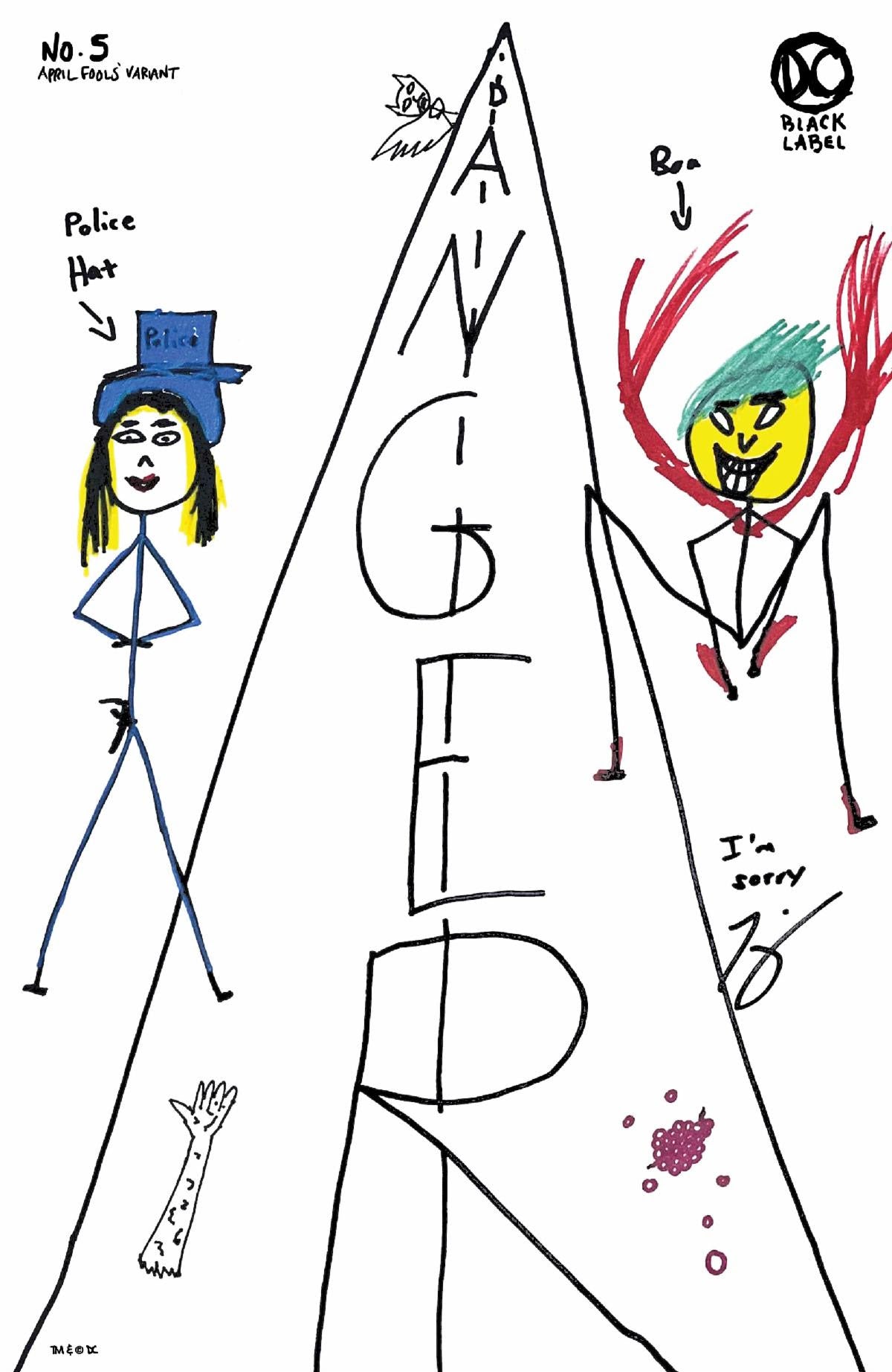 DANGER STREET #5 (OF 12) CVR C TOM KING APRIL FOOLS CARD STOCK VARIANT 2023 DC COMICS