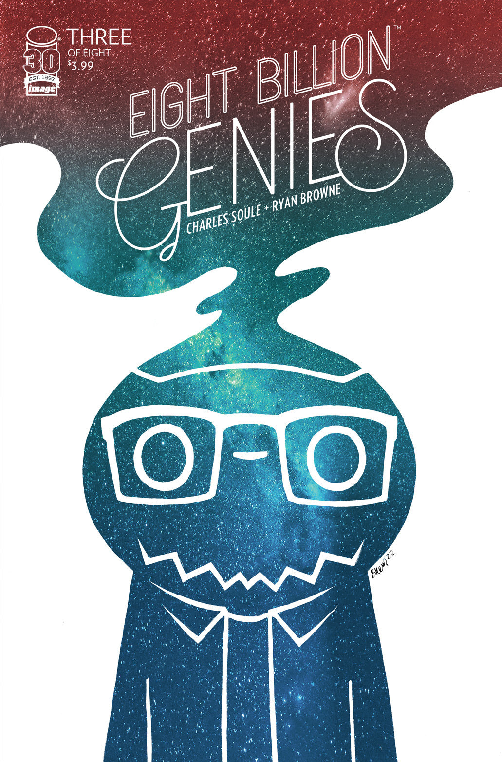 EIGHT BILLION GENIES #3 2ND PRINT VARIANT 2022 Eight Billion Genies IMAGE COMICS