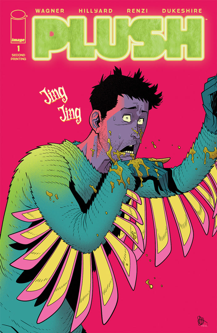 PLUSH #1 2ND PRINT VARIANT 2023 comic book IMAGE COMICS