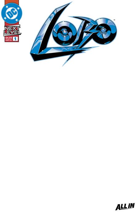 03/18/2026 LOBO #1 CVR F BLANK CARD STOCK VARIANT Lobo DC COMICS