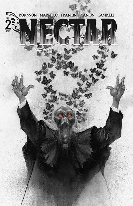 04/22/2026 NECTAR #2 1:30 JONATHAN WAYSHAK B&W FULL ART VARIANT VAULT COMICS