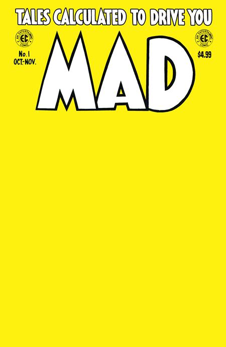 06/04/2024 MAD MAGAZINE #1 FACSIMILE EDITION CVR B BLANK VARIANT Mad Magazine DC COMICS   
