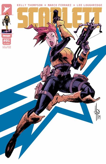 SCARLETT #1 2ND PRINT COVER A 2024 GI Joe IMAGE COMICS   