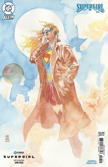 06/10/2026 SUPERGIRL #14 CVR E JIM LEE SUPERGIRL MOVIE CARD STOCK VARIANT (THE REIGN OF THE SUPERBOYS) DC COMICS
