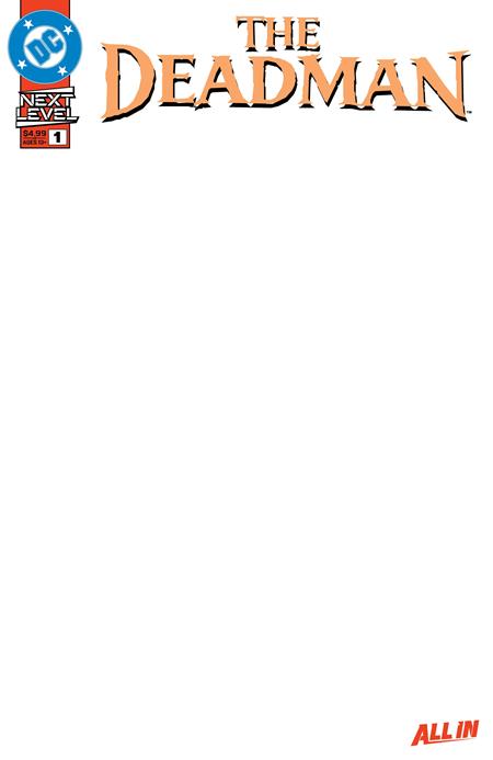 06/03/2026 DEADMAN #1 (OF 6) CVR F BLANK CARD STOCK VAR DC COMICS