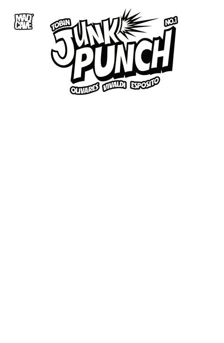 06/03/2026 JUNK PUNCH #1 (OF 5) CVR D BLANK SKETCH VARIANT (MR) MAD CAVE STUDIOS