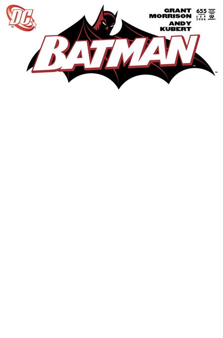 BATMAN #655 FACSIMILE EDITION CVR D BLANK VARIANT 2025 Batman DC COMICS