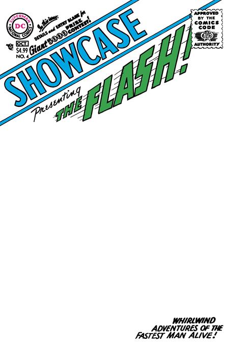 07/15/2026 SHOWCASE #4 FACSIMILE EDITION CVR B BLANK CARD STOCK VAR
