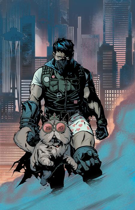 07/15/2026 DUNGEON CRAWLER CARL SPECIAL EDITION #0 CVR H NATHAN GOODEN ABSOLUTE BATMAN HOMAGE 2 FOIL FULL ART VARIANT VAULT COMICS