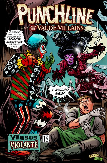 08/05/2026 PUNCHLINE AND THE VAUDE-VILLAINS VS VIOLANTE #1 (OF 2) CVR B NIK POLIWKO VAR DC COMICS