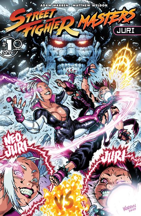 08/26/2026 STREET FIGHTER MASTERS JURI #1 (ONE SHOT) 1:5 ADAM WARREN VARIANT UDON ENTERTAINMENT
