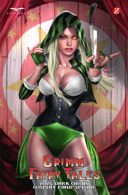 09/09/2026 GRIMM FAIRY TALES 2026 DARK CIRCUS COSPLAY PINUP SPECIAL (ONE SHOT) CVR B JOSH BURNS VARIANT DC COMICS