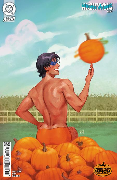 NIGHTWING #130 CVR D KEVIN WADA PUMPKIN SPICY CARD STOCK VARIANT 2025 DC COMICS